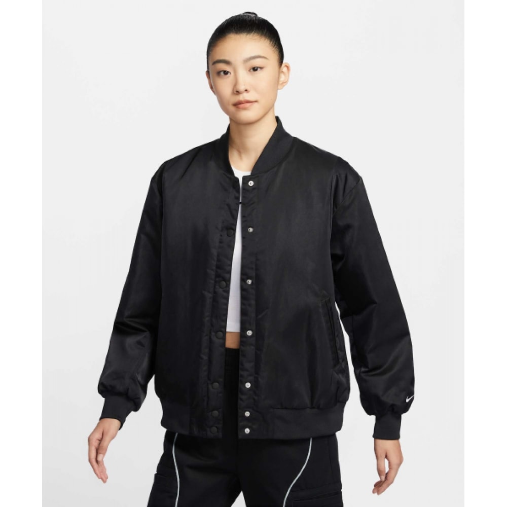 ナイキスポーツウェアデストロイヤーオーバーサイズウーブンジャケット W-ブラック:ホワイト/ HJ0972-010