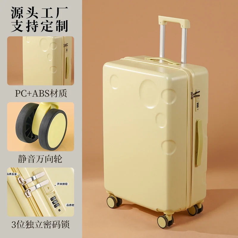 新しいスタイルの荷物耐圧縮性と耐摩耗性を備えた搭乗パスワードトロリーケースユニバーサルサイレントホイール荷物ポータブルトラベルケース