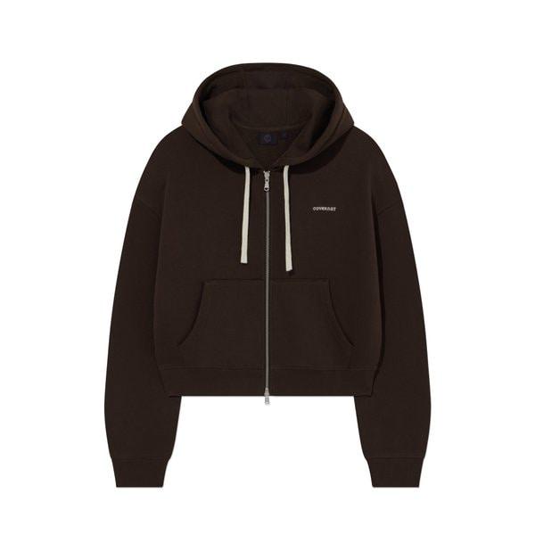ウーマン ベーシック 裏起毛 フードジップアップ Chocolate CO2504HZ82CL