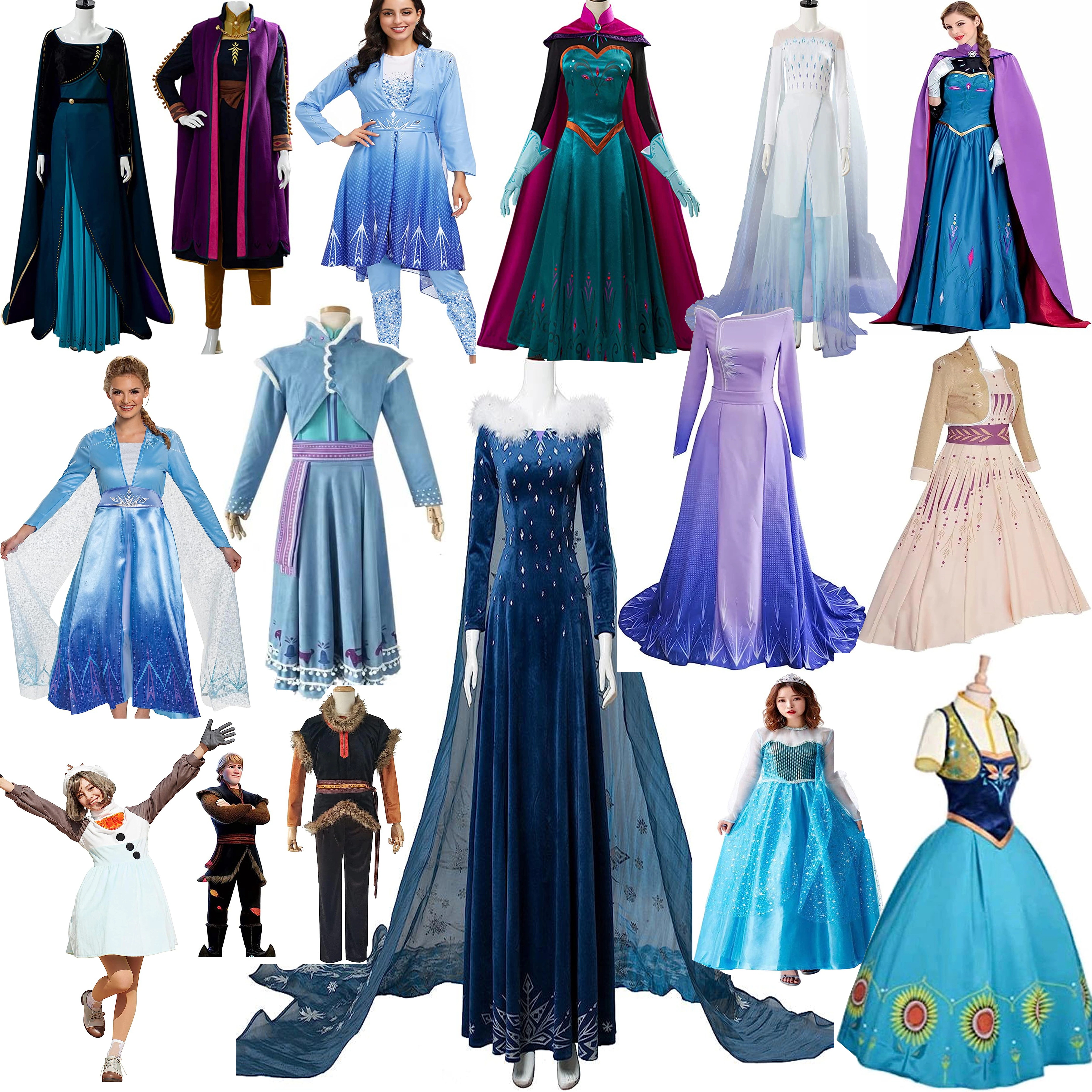 アナと雪の女王 雪の女王 アナ エルサ Elsa あな えるさ ERUコスプレ 衣装 エルサ ドレス ワンピース 大人 プリンセス なりきり 仮装 ハロウィン イベント 衣装 コスプレ コスチューム