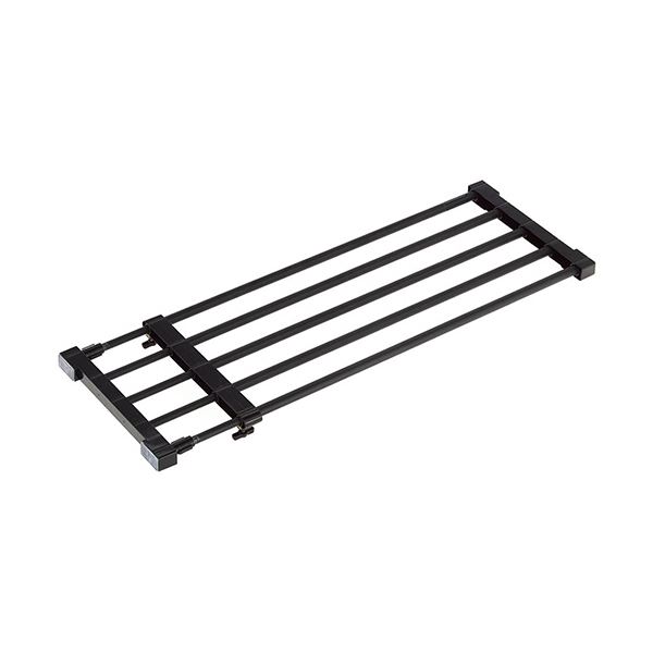 （まとめ） 平安伸銅工業 突ぱり強力伸縮棚 小サイズマットブラック KB-63B 1枚 5セット 11,786円