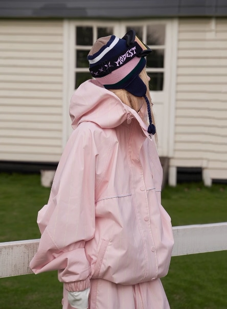 エヌスリーNNN 韓国スノボウェア ジャケット ピンク 6193084777.jpg