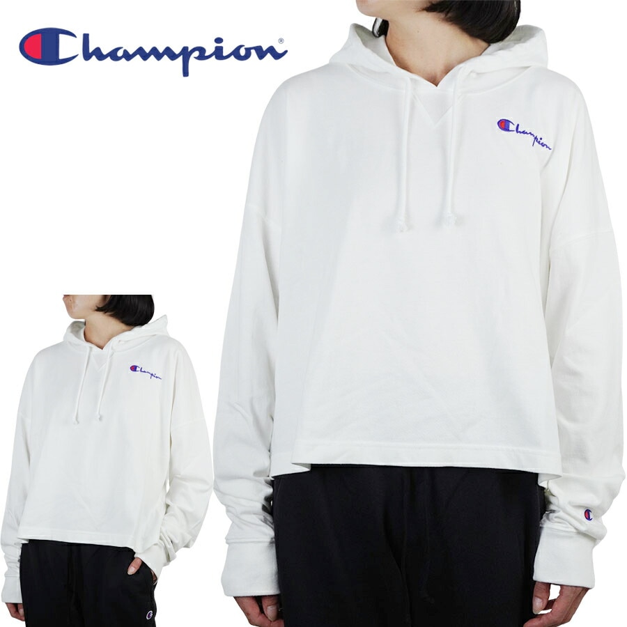 CHAMPION チャンピオンWL5748550316 SUMMERSWEATS OVERSIZED HOODウィメンズ サマー スウェット オーバーサイズ フーディー