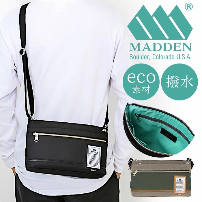 madden equipment 小さめ ショルダー NMTC-05 通販 ショルダーバック ショルダーバッグ 肩掛け 斜めかけ 横型 横 メデン イクイップメント 軽い 軽量 撥水 はっ水 コンパク