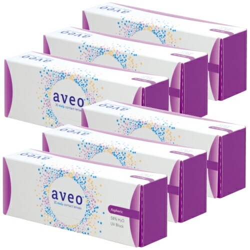 【6箱】アベオワンデー 30枚入り 6箱 コンタクトレンズ 1日使い捨て aveo 1day アヴェオワンデー アイミー
