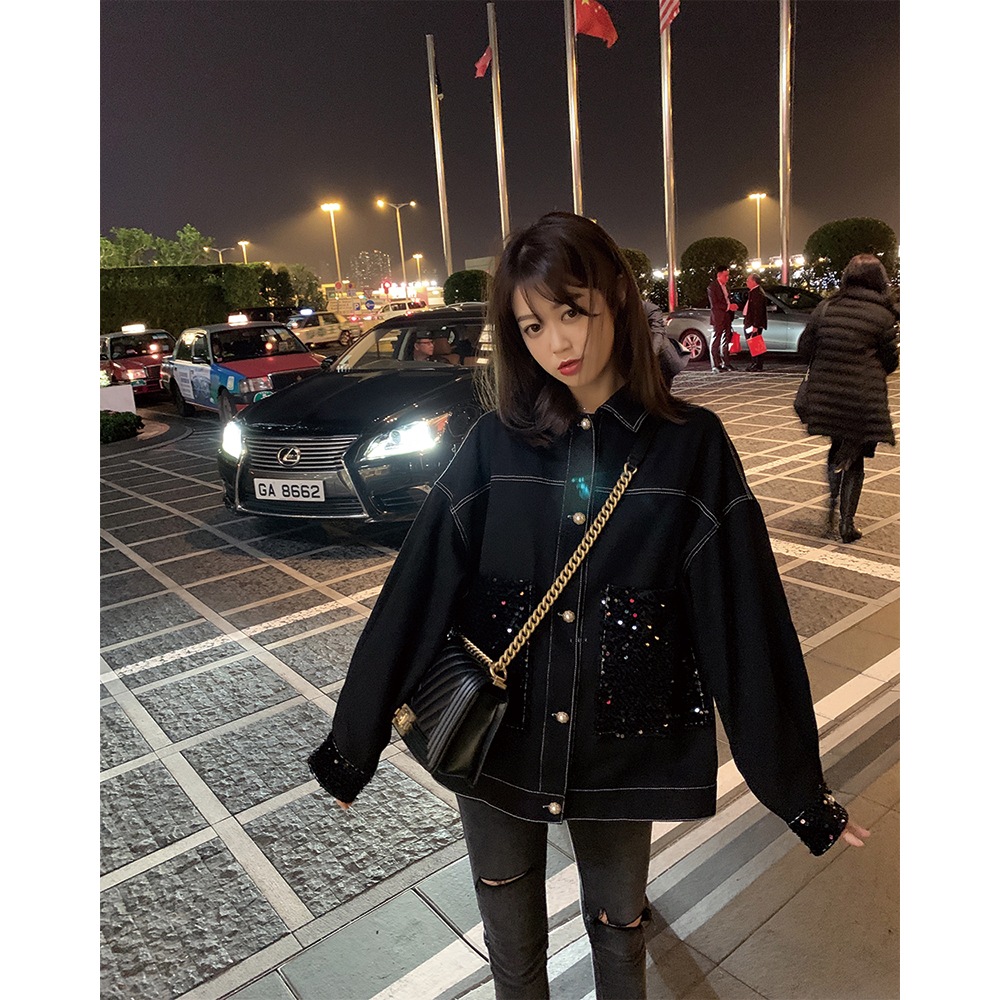 レディース アウター ジャケット コート 長袖 ショート丈 シンプル 可愛い ゆったり スタイリッシュ 春 秋 2207