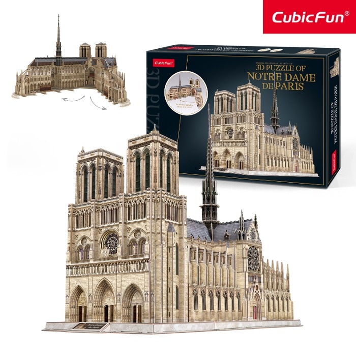 偉大な建築物mcノートルダム大聖堂-パズル