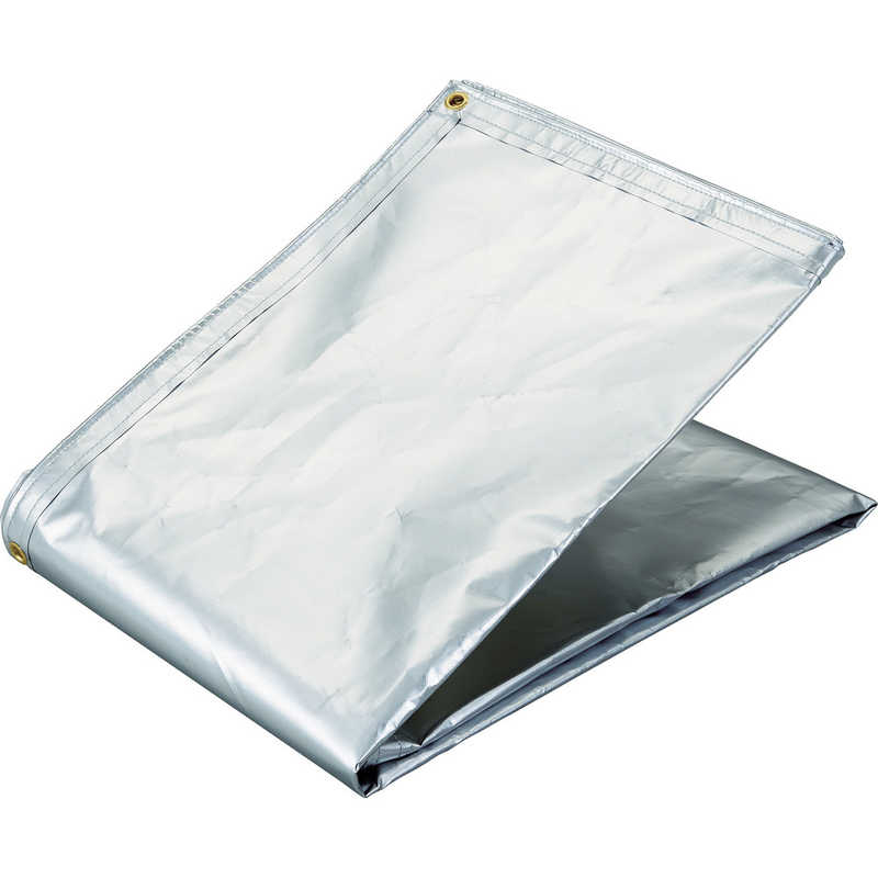 トラスコ中山　TRUSCO アルミ蒸着塩ビ遮熱シート 1.8×1.8M　TRSPC-1818