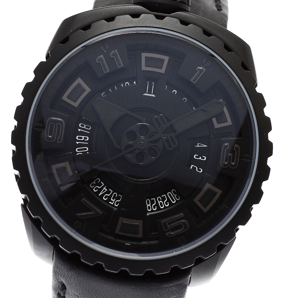 ボンバーグ BOMBERG BS45APBA.045-5.3 BOLT-68 ブラック マット デイト 自動巻き メンズ 未使用品 箱・保証書付き_881561【中古】