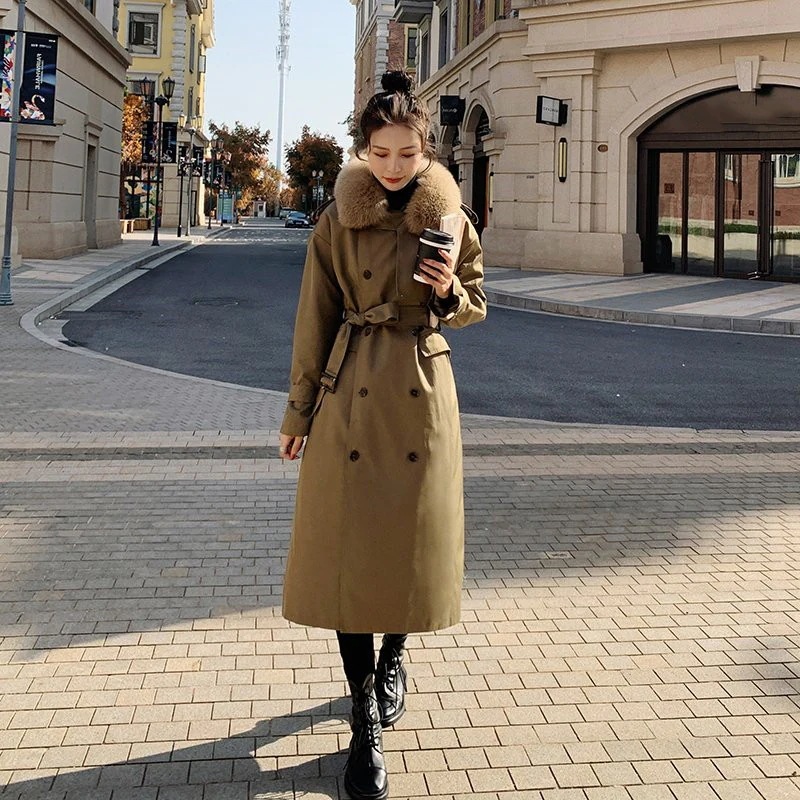 モッズコート レディース ファー襟付き中綿モッズコート コート ロング 裏ボアミリタリーコート フ