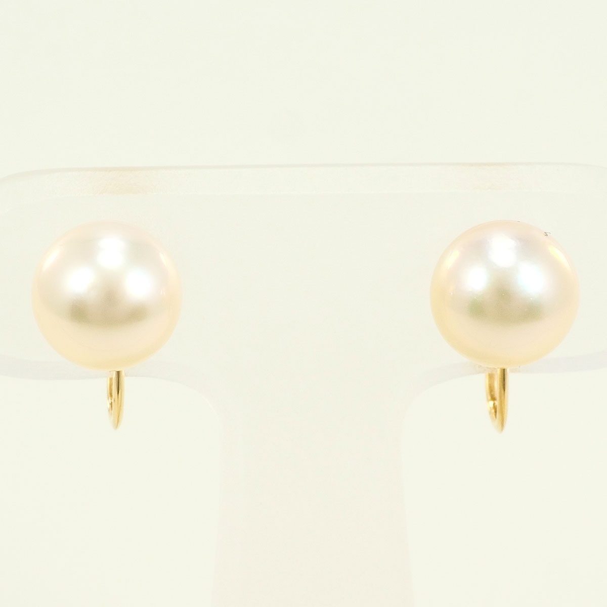 K18 18金 YG イエローゴールド イヤリング パール（真珠） 総重量約2.4g 中古