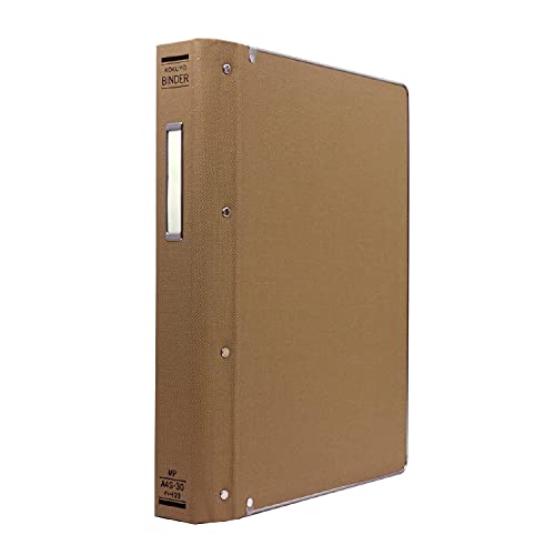 コクヨ ファイル バインダー 布貼 A4 縦 フチ金付 30穴 200枚収容 ハ-123Z