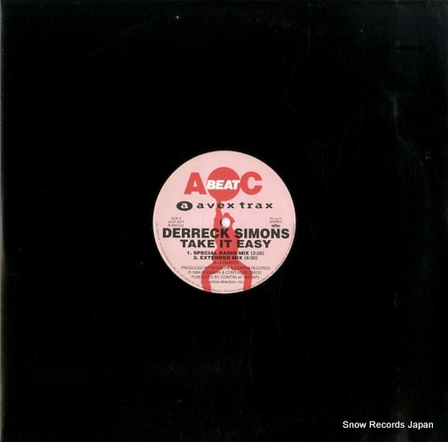 【レコード】DERRECK SIMONS / VALENTINA take it easy/i know AVJT-2277