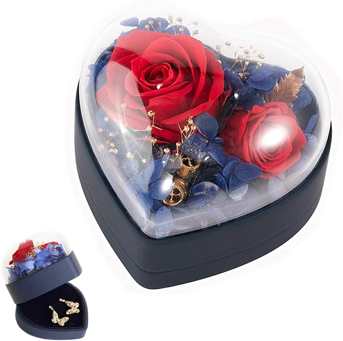 激安セールプリザーブド花卉 アクセサリーケース 枯れない花 女性 女友達 彼女 完璧な贈り物 として 大切な人へ感謝の気持ちを伝える バレンタインデー 誕生祝 人気 結婚祝い 引越し祝い 母の日プレゼ