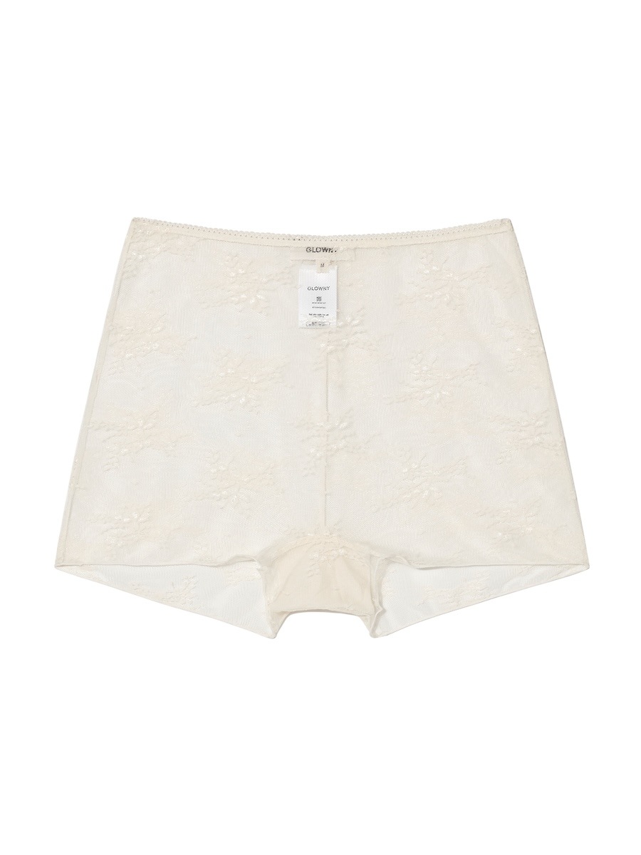 【GLOWNY】 POLLY LACE BOYSHORTS : IVORY