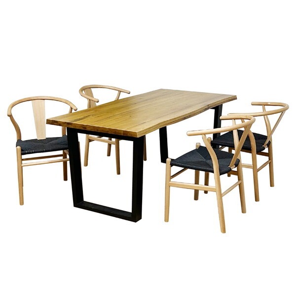 後藤家具物産 VT-01-180-5-NABK ダイニングテーブル 5点セット メーカー直送
