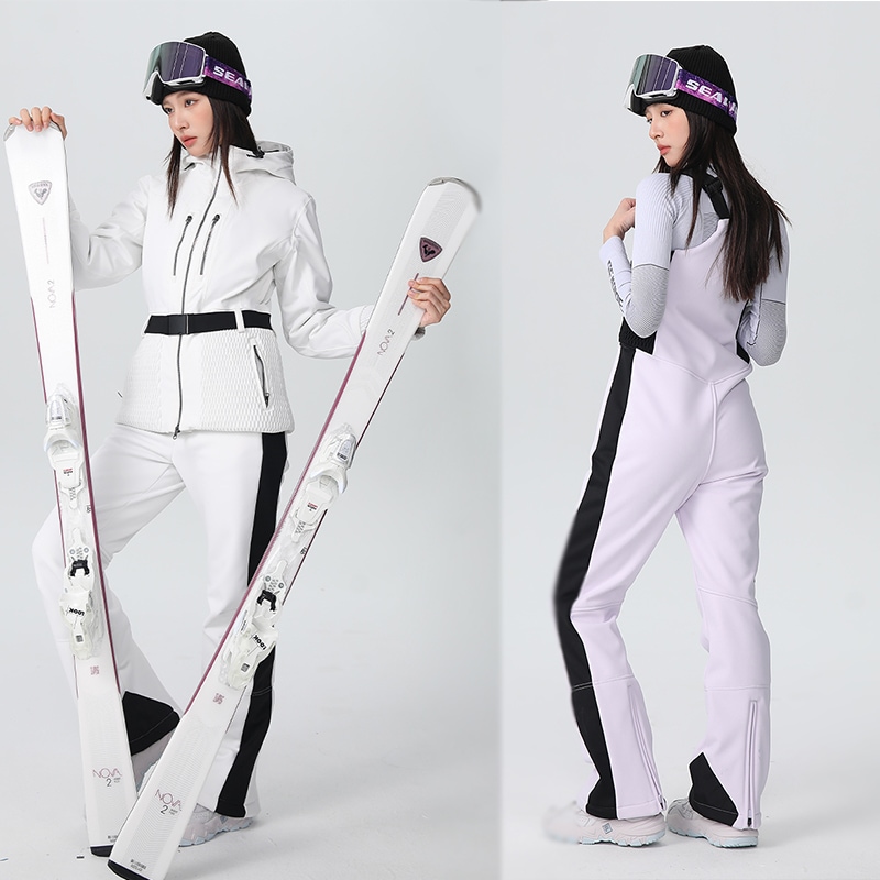 2024新作 スノーボードウェア メンズ レディース ブラック 撥水/防風/保温 男女通用 スキーウェア アウター ジャケット パンツ