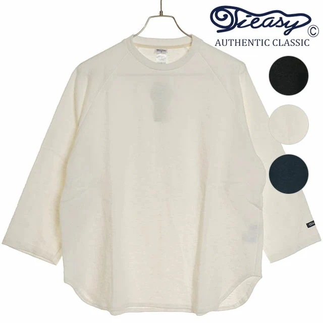 メンズ HDCS ラグラン 3/4 クルーネックTシャツ [te001CR34] HDCS RAGLAN 3/4 CREW-T トップス カットソー 7分丈 日本製 オーガニックコットン