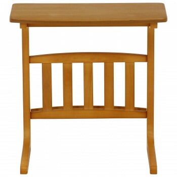 不二貿易 C/D:10632 サイドテーブル マガジンラック付 ルレーヴェ 10632