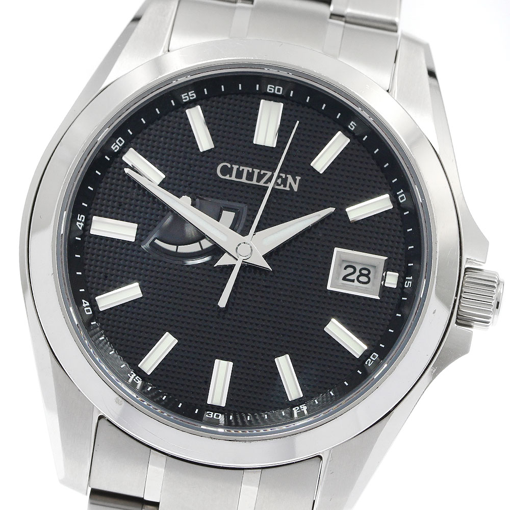 シチズン CITIZEN AQ1040-53E/A010-T020984 ザ・シチズン エコドライブ アクティブシリーズ ソーラー電波 メンズ 箱・保証書付き_957450【中古】