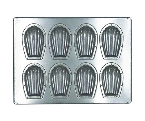 松永製作所(Matsunaga) シリコン加工 シルバーマドレーヌ天板8P MS15