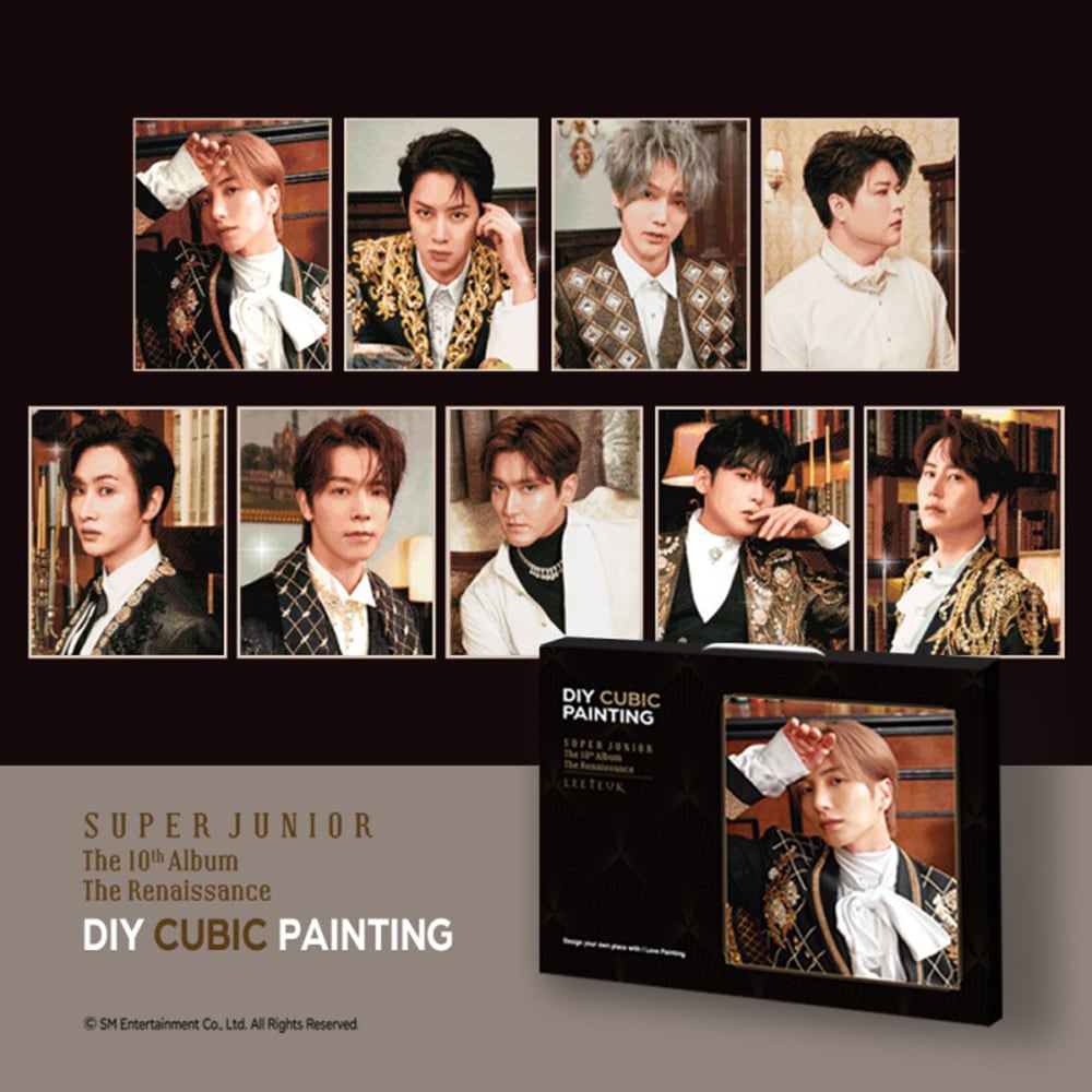[スーパージュニア公式グッズ] Super Junior Cubic Painting キュービック