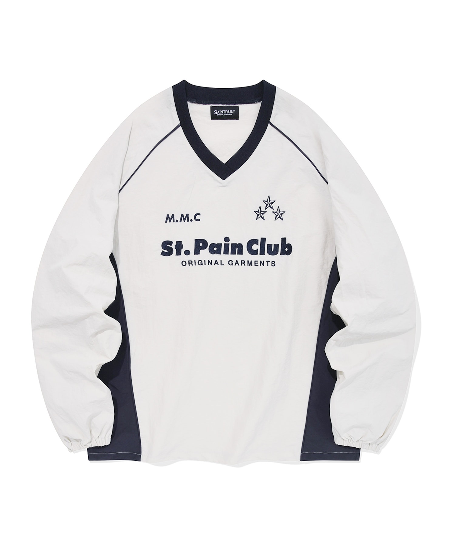 SP Nylon Star Raglan Pullover - Cream