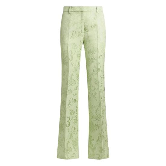 ETRO Women Flare Pants 99TJ446 WREA0070 V0098 GREEN