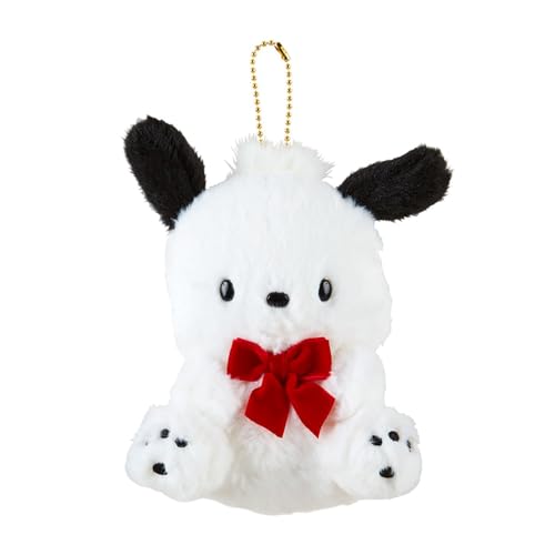 サンリオ ポチャッコ マスコットホルダー 35周年レッドリボン マスコットホルダー ポチャッコ ぽちゃこ pochacco ぬいぐるみホルダー ぬいぐるみキーホルダー ぬいぐるみキーチェーン マスコッ