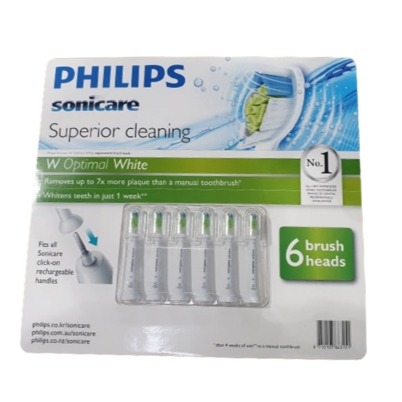 フィリップス ソニックケア 電動歯ブラシ毛 オプティマルホワイト 6P