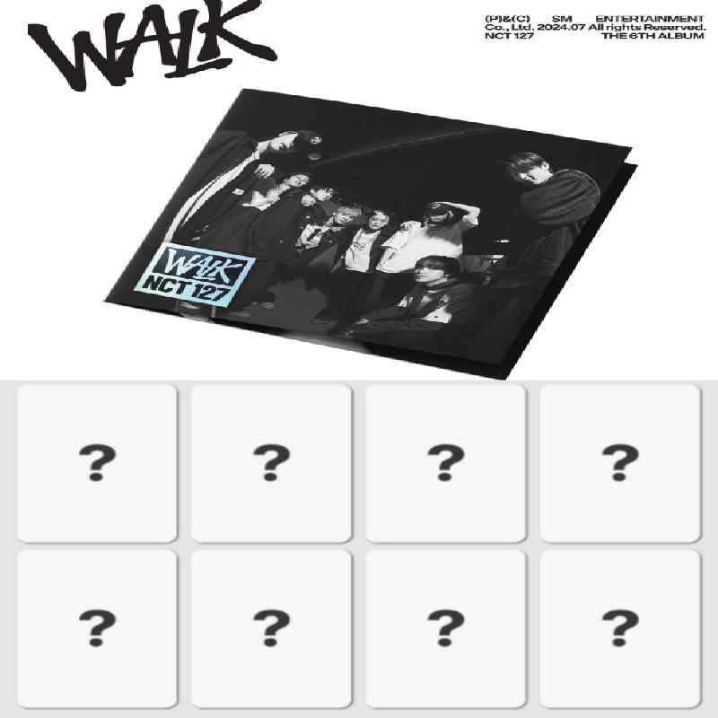 [SOUNDWAVE LUCKYDRAW 8EA/1SET] NCT 127 - The 6th Album [WALK] (Poster Ver.)(NO ALBUM,ONLY PHOTOCARD)