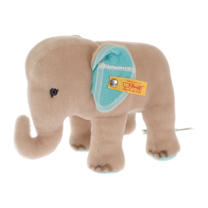 シュタイフ ゾウ ぬいぐるみ 683800 コットン ベージュ キッズ【SAランク】