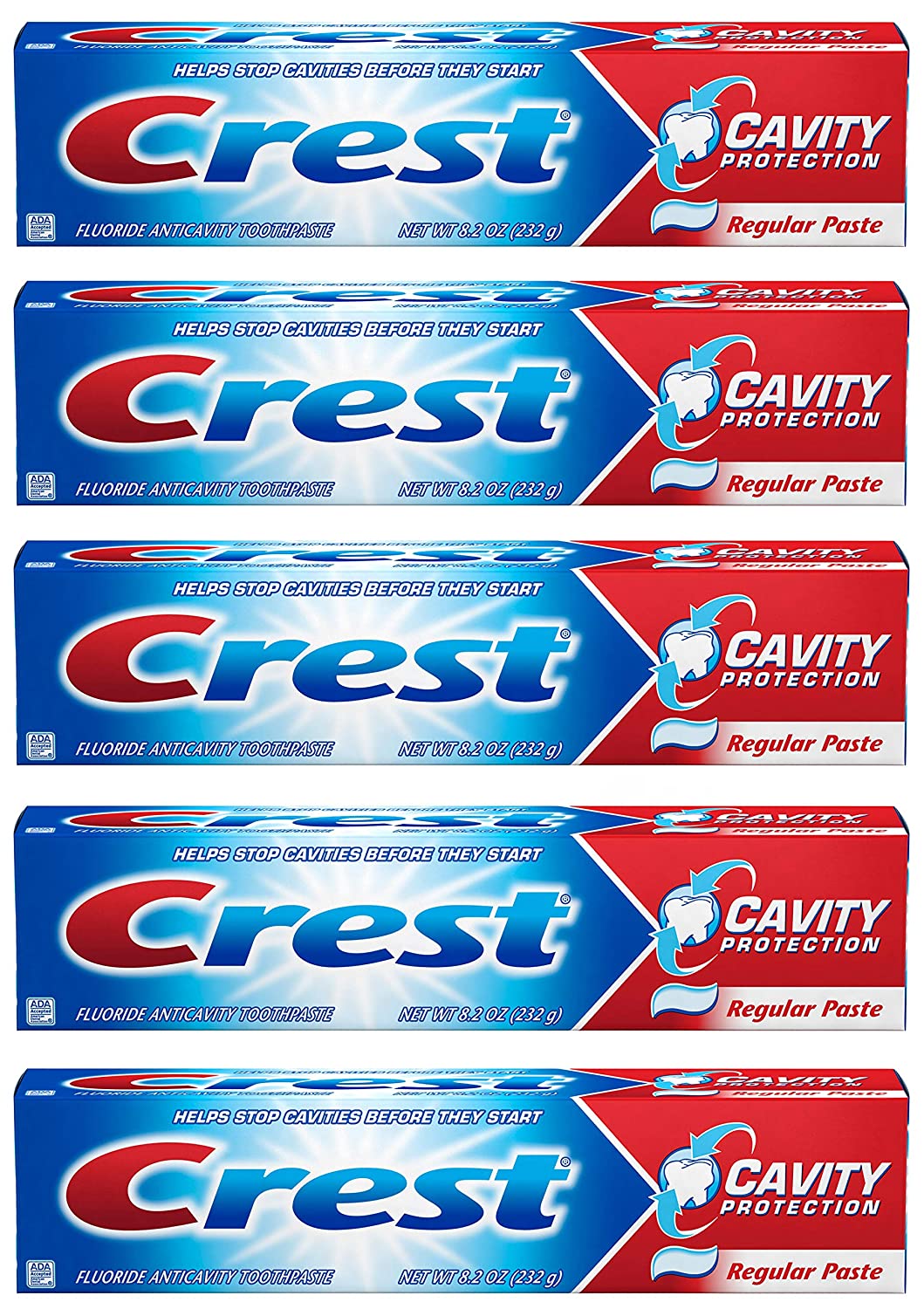 [米国無料][検証済みの効果] [大容量家族全員使用] フッ化クレスト虫歯予防歯磨き粉開始前の虫 6,606円