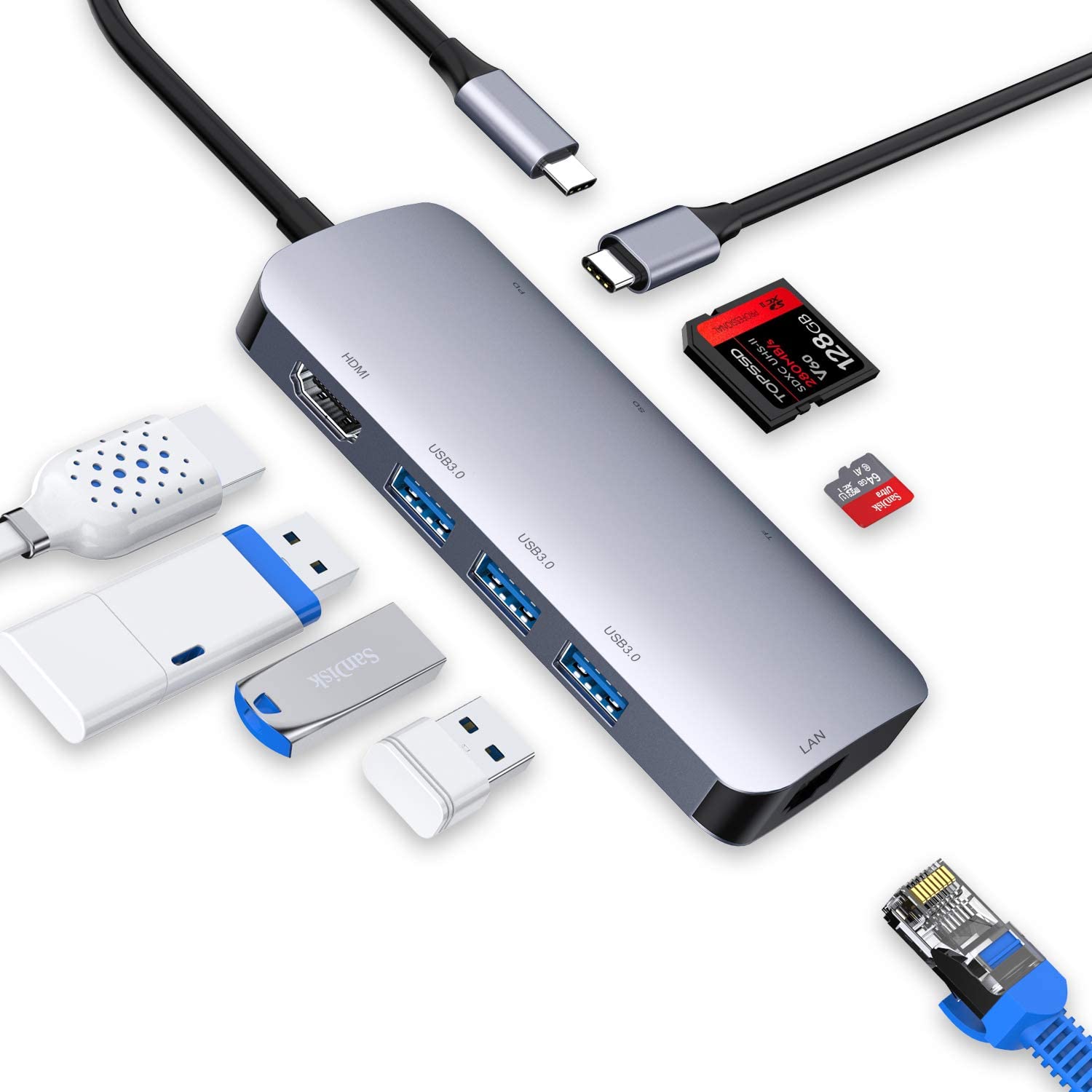 【本日限定価格】 usb ウェブ会議対応 在宅勤務 リモート テレワーク ハブ C Cデバイス対応可