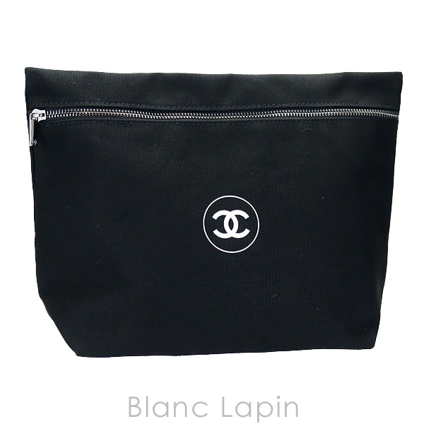 CHANEL シャネル ブラック ノベルティー化粧ポーチ Qoo10] 【ノベルティ】 シャネル CHANEL