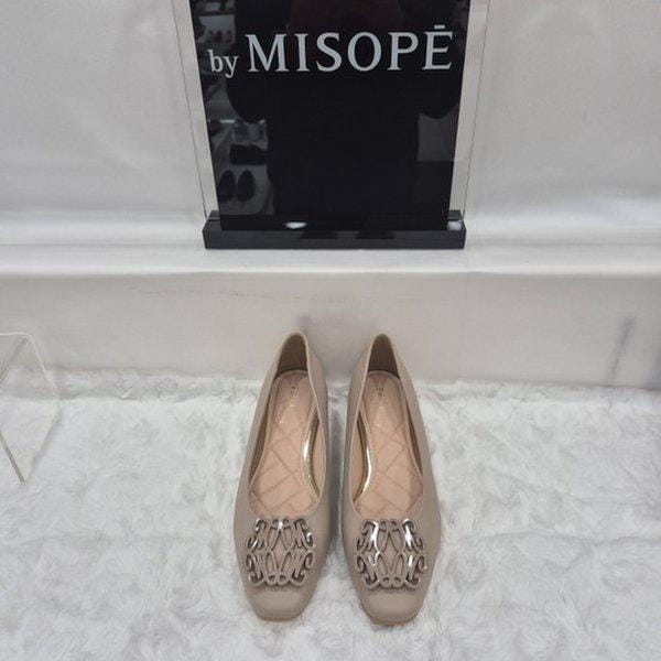 By 女性 モダン 装飾 パンプス 112HT431SZ002 BEIGE 3 JJ