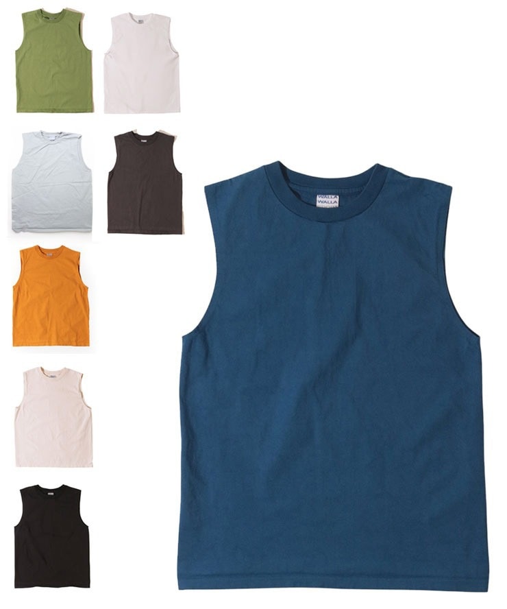 9ozチューブスリーブTee ノースリーブ タンクトップ メンズ レディース 大きいサイズ