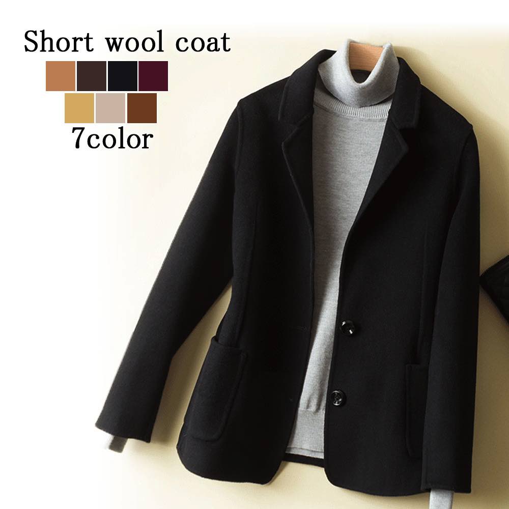 チェスターコート レディース ショートウールコート 人気 ショート ショート丈 ブランド 冬 大きいサイズ 50代 ロング コート トレンチコート チェック キャメル 40代 軽い 暖かい ロングコー