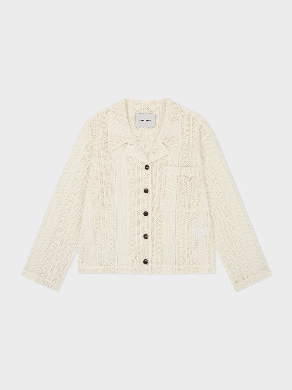 【LOW CLASSIC】26SS LACE JACKET : IVORY
