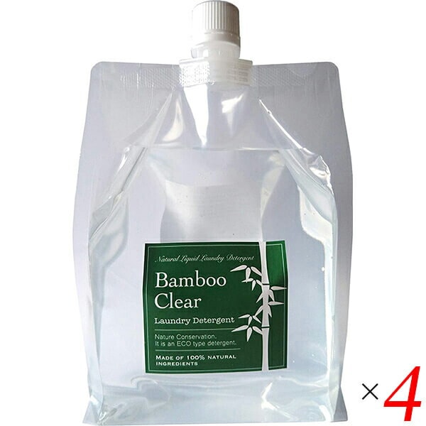 エシカルバンブー Bamboo Clear バンブークリア パック 1L（弱アルカリ性洗剤）