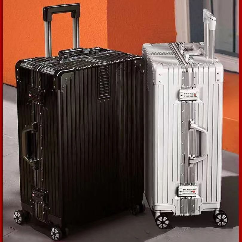 女性用大容量トロリースーツケース パスワードスーツケース 学生用 丈夫なレザースーツケース 男性搭乗ケース 9,873円