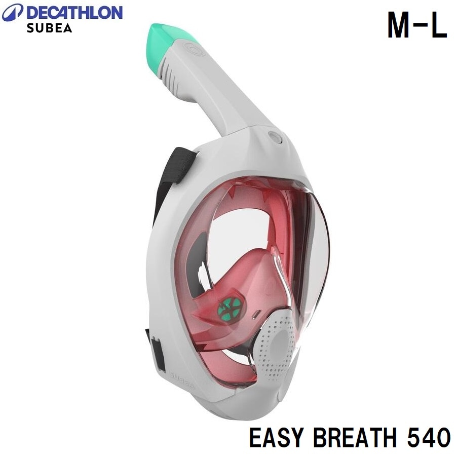 DECATHLON(デカトロン) 8928828-5456766 シュノーケリング マスク EASY BREATH 540 M-L(ピンク) 89288285456766