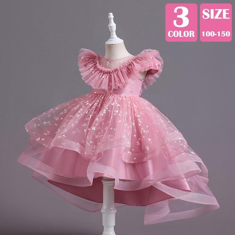 キッズ ジュニア ドレス ワンピース 結婚式 発表会 コンサート おしゃれ パーティー