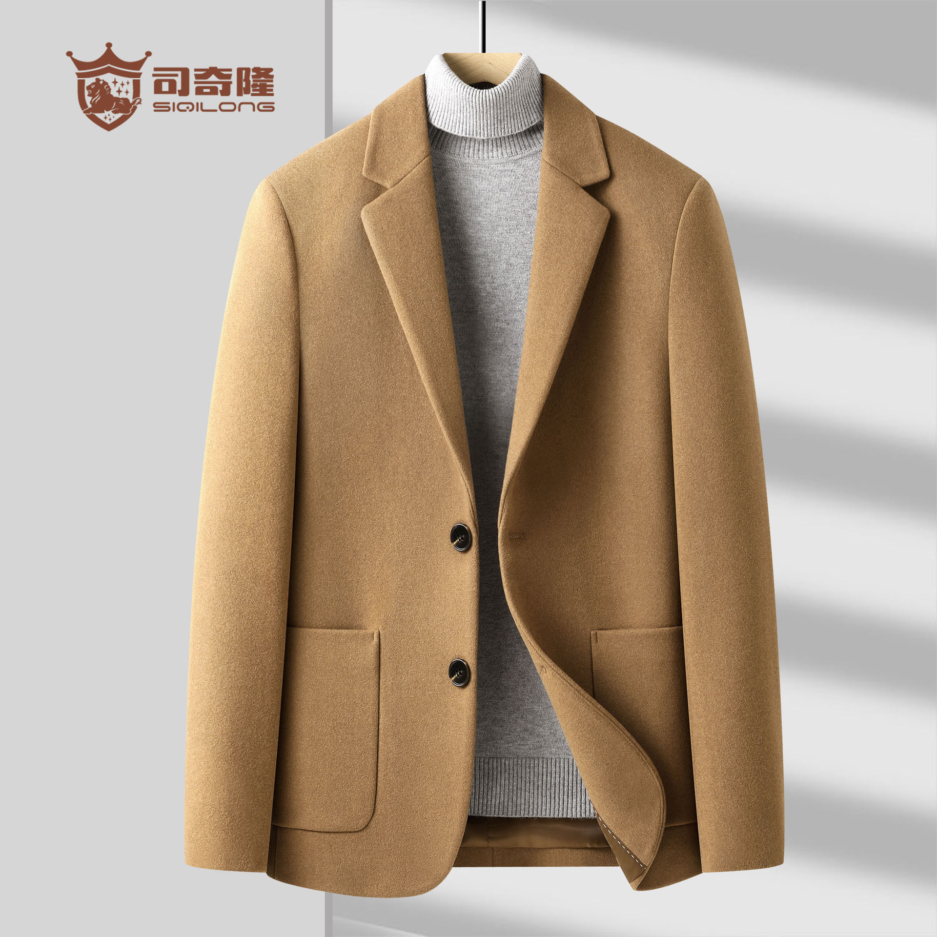 上品 メンズ スーツ ビジネス チェック柄 ジャケット 大きいサイズ ビジネス フォーマル 就活 就職 通勤 パーティー 結婚式 紳士服 秋冬 春夏毛のスーツの男性のタイプの春秋は袋を貼ります