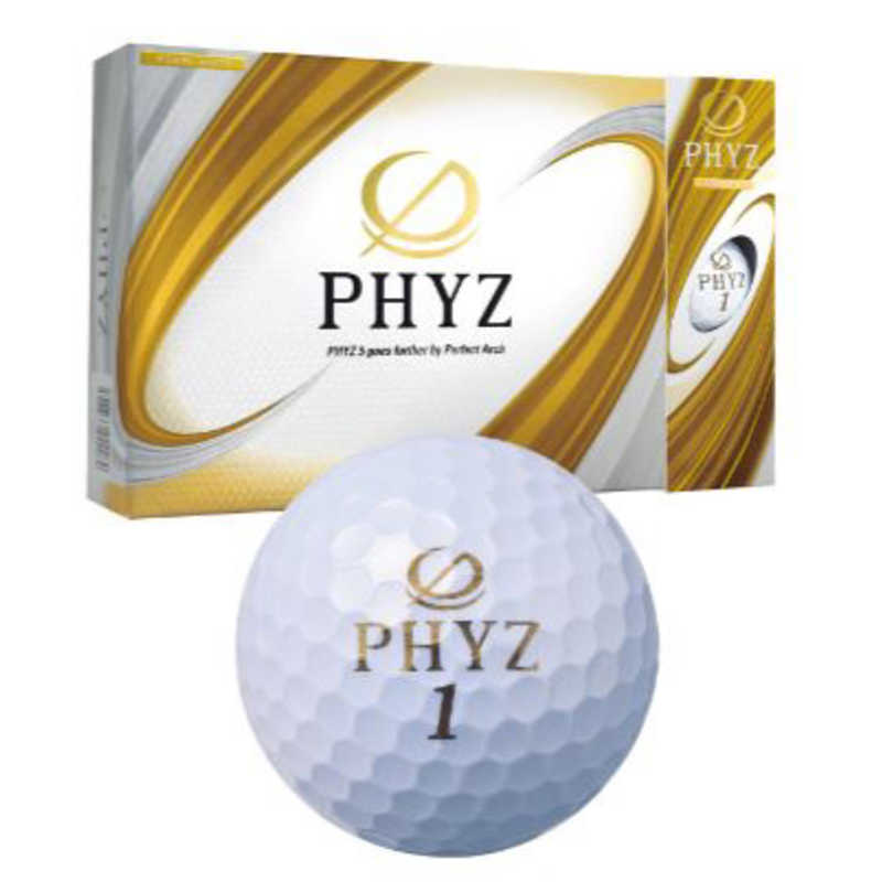 ブリヂストン　ゴルフボール PHYZ 2019年モデル BRIDGESTONE GOLF [12球(1ダース) /ディスタンス系]パールホワイト 【返品交換不可】　P9GX