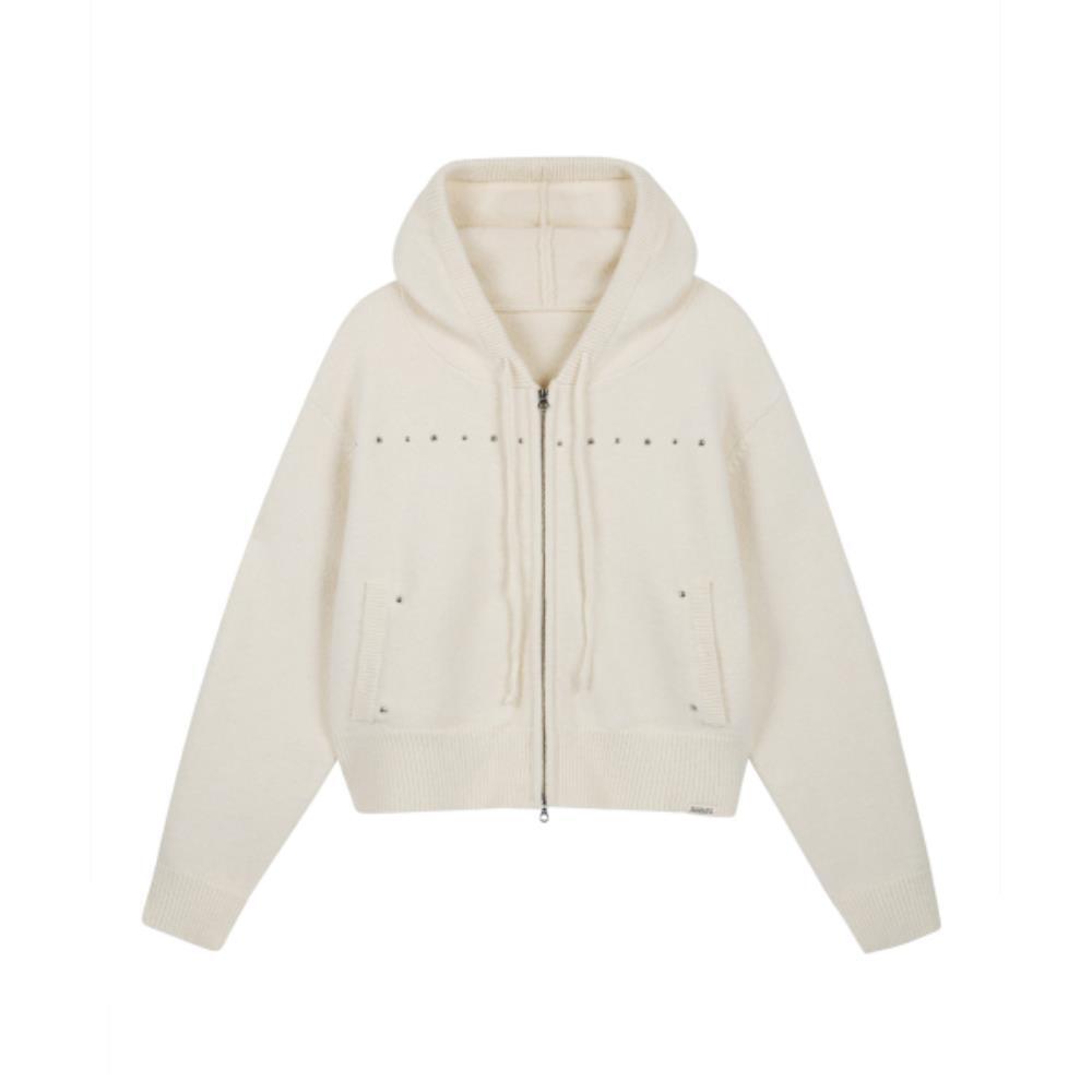 ROCKCAKE Studded Knit Hood Zip Up Ivory RC24KN02600IV 14,782円