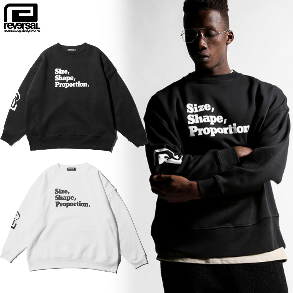 【reversal/リバーサル】クルーネックスウェット トレーナー/SSP OVER SIZE CREW NECK rv23aw203