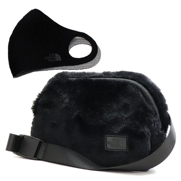 セット商品 マスクセット ボディバッグ メンズ レディース 斜め掛けバッグ ウエストバッグ WAIST BAG MINI ブラック NN2PP65L RBK