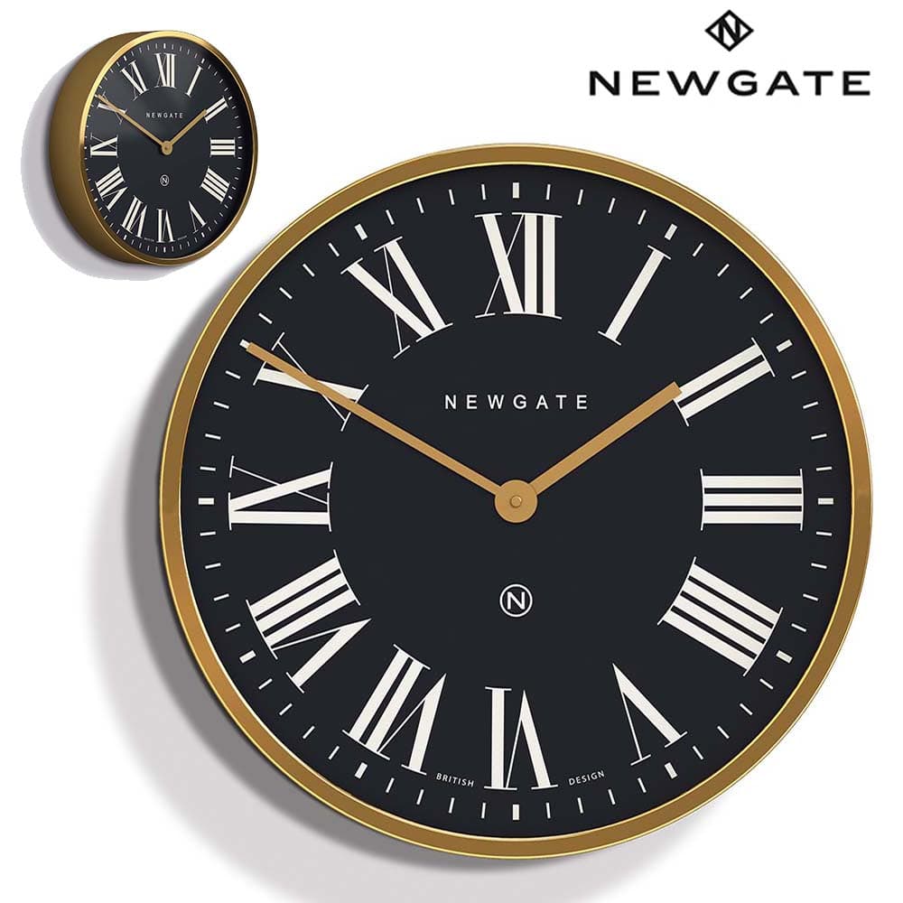 ニューゲート 壁掛け時計 ミスターバトラーウォールクロック Newgate Mr Butler Wall Clock ダークペトロールブルー PUT735RAB 国内正規品