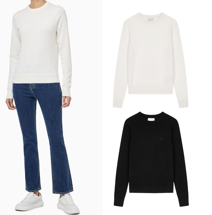 Crew Neck Knit Sweater (J225420) 11,651円